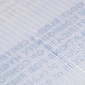 Сотовый поликарбонат 4 мм, 2,1 × 6 м, УФ, прозрачный Сотовый поликарбонат 4 мм, 2,1 × 6 м, УФ, прозрачный