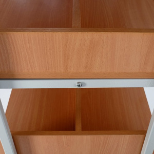 Стеллаж библиотечный двухсторонний, 900х520х1900 Стеллаж библиотечный двухсторонний, 900х520х1900