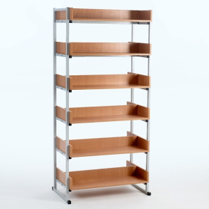 Стеллаж библиотечный двухсторонний, 900х520х1900 Стеллаж библиотечный двухсторонний, 900х520х1900