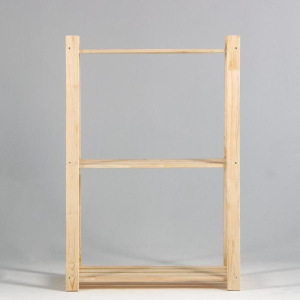 Стеллаж деревянный усиленный "Горка" 120х84х38см, 3 полки Стеллаж деревянный усиленный "Горка" 120х84х38см, 3 полки