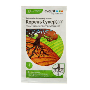 Стимулятор корнеобразования саженцев и черенков "Корень Супер", 5 г Стимулятор корнеобразования саженцев и черенков "Корень Супер", 5 г