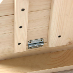 Стол пристенный откидывающийся, 80×43,5см, из сосны, полукруглый Стол пристенный откидывающийся, 80×43,5см, из сосны, полукруглый