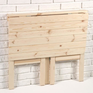 Стол пристенный, откидывающийся, 80х74х45см, квадратный, СОСНА Стол пристенный, откидывающийся, 80х74х45см, квадратный, СОСНА