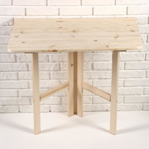 Стол пристенный, откидывающийся, 80х74х45см, квадратный, СОСНА Стол пристенный, откидывающийся, 80х74х45см, квадратный, СОСНА