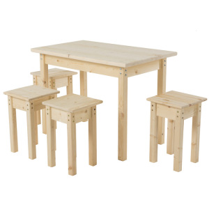 Стол со столешницей «Микки», 1000 × 600 × 800 мм, столешница 28 мм, цвет сосна Стол со столешницей «Микки», 1000 × 600 × 800 мм, столешница 28 мм, цвет сосна