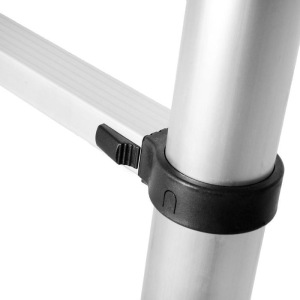 Стремянка-лестница телескопическая TUNDRA, раскладная, алюминиевая, 2.2 х 2.2 м Стремянка-лестница телескопическая TUNDRA, раскладная, алюминиевая, 2.2 х 2.2 м