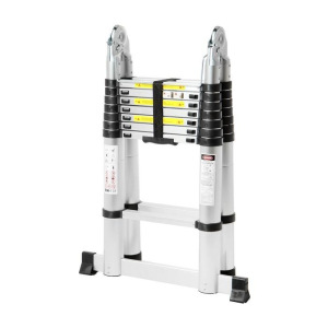 Стремянка-лестница телескопическая TUNDRA, раскладная, алюминиевая, 2.5 х 2.5 м Стремянка-лестница телескопическая TUNDRA, раскладная, алюминиевая, 2.5 х 2.5 м