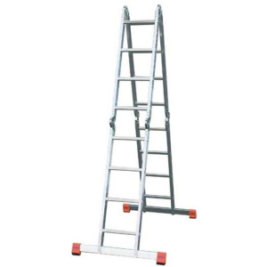 Стремянка-трансформер KRAUSE MONTO MULTIMATIC, четырехсекционная, шарнирная, 3 перекладины Стремянка-трансформер KRAUSE MONTO MULTIMATIC, четырехсекционная, шарнирная, 3 перекладины