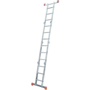 Стремянка-трансформер KRAUSE MONTO MULTIMATIC, четырехсекционная, шарнирная, 3 перекладины Стремянка-трансформер KRAUSE MONTO MULTIMATIC, четырехсекционная, шарнирная, 3 перекладины