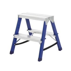 Стремянка TUNDRA, комбинированная, двухсторонняя, 2 ступени, 430 мм Стремянка TUNDRA, комбинированная, двухсторонняя, 2 ступени, 430 мм