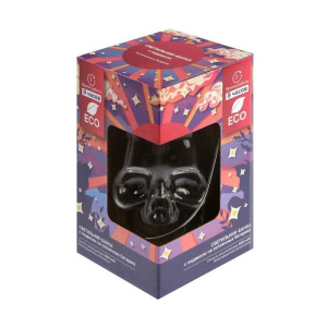 Светильник-банка "Череп" светодиодный на солнечной батарее 10 LED, с подвесом, БЕЛЫЙ Светильник-банка "Череп" светодиодный на солнечной батарее 10 LED, с подвесом, БЕЛЫЙ