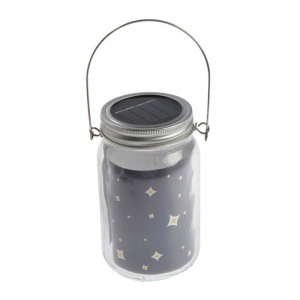 Светильник-банка "Прозрачная" светодиодный на солнечной батарее 20 LED, с подвесом, БЕЛЫЙ Светильник-банка "Прозрачная" светодиодный на солнечной батарее 20 LED, с подвесом, БЕЛЫЙ