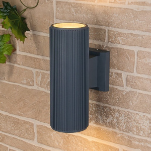 Светильник Elektrostandard садово-парковый, 2х60 Вт, E27, IP54, настенный, Techno 1403 серый Светильник Elektrostandard садово-парковый, 2х60 Вт, E27, IP54, настенный, Techno 1403 серый