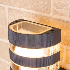 Светильник Elektrostandard садово-парковый, 2х60Вт, E27, IP54, настенный, Techno 1443 черный Светильник Elektrostandard садово-парковый, 2х60Вт, E27, IP54, настенный, Techno 1443 черный