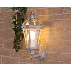 Светильник Elektrostandard садово-парковый, 60Вт, E27, IP44, настенный, Capella белое золото Светильник Elektrostandard садово-парковый, 60Вт, E27, IP44, настенный, Capella белое золото
