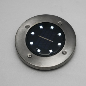 Светильник грунтовый герметичный светодиодный на солнечной батарее 3 Вт, 8 LED, IP66, 6500 K Светильник грунтовый герметичный светодиодный на солнечной батарее 3 Вт, 8 LED, IP66, 6500 K