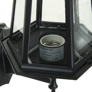 Светильник садово-парковый TDM 6060-02Р, E27, 60 Вт, шестигр., вниз, в разб., черный Светильник садово-парковый TDM 6060-02Р, E27, 60 Вт, шестигр., вниз, в разб., черный