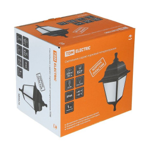 Светильник садово-парковый TDM, E27, 60 Вт, четырёхгран., стойка, бронза Светильник садово-парковый TDM, E27, 60 Вт, четырёхгран., стойка, бронза