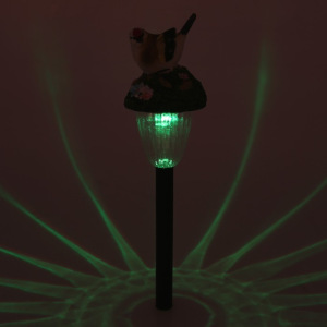 Светильник садовый на солнечных батареях TDM СП "Птицы", пластик, меняет цвет Светильник садовый на солнечных батареях TDM СП "Птицы", пластик, меняет цвет