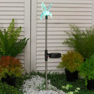 Светильник садовый на солнечных батареях TDM СС "Колибри", сталь, меняет цвет Светильник садовый на солнечных батареях TDM СС "Колибри", сталь, меняет цвет