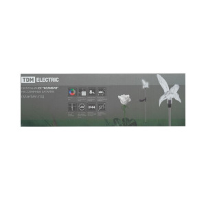 Светильник садовый на солнечных батареях TDM СС "Колибри", сталь, меняет цвет Светильник садовый на солнечных батареях TDM СС "Колибри", сталь, меняет цвет