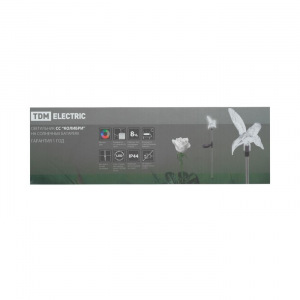 Светильник садовый на солнечных батареях TDM СС "Колибри", сталь, меняет цвет Светильник садовый на солнечных батареях TDM СС "Колибри", сталь, меняет цвет