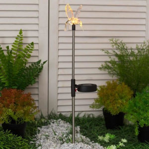 Светильник садовый на солнечных батареях TDM СС "Колибри", сталь, меняет цвет Светильник садовый на солнечных батареях TDM СС "Колибри", сталь, меняет цвет