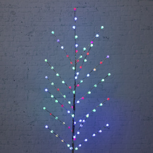Светодиодный куст улич. 1.5 м, "Шарики", 84 LED, 220V, моргает МУЛЬТИ Светодиодный куст улич. 1.5 м, "Шарики", 84 LED, 220V, моргает МУЛЬТИ