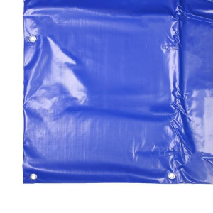 Тент ПВХ, 1 × 2,5 м, плотность 500 г/м², люверсы шаг 0,5 м, синий, утеплённый Тент ПВХ, 1 × 2,5 м, плотность 500 г/м², люверсы шаг 0,5 м, синий, утеплённый