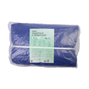 Тент ПВХ, 1,5 × 3 м, плотность 500 г/м², люверсы шаг 0,5 м, синий, утеплённый Тент ПВХ, 1,5 × 3 м, плотность 500 г/м², люверсы шаг 0,5 м, синий, утеплённый