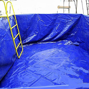 Тент защитный, 12 × 10 м, плотность 180 г/м², синий Тент защитный, 12 × 10 м, плотность 180 г/м², синий