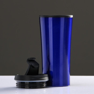 Термокружка "Нова" 450 мл, сохраняет тепло 2 ч, синяя 7.6х18.4 см Термокружка "Нова" 450 мл, сохраняет тепло 2 ч, синяя 7.6х18.4 см