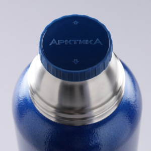 Термос "Арктика", 1.2 л, вакуумный, синий Термос "Арктика", 1.2 л, вакуумный, синий