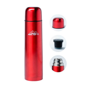 Термос "Мастер К", 1 л (Гарантия 5 лет), сохраняет тепло 24 ч, бордовый Термос "Мастер К", 1 л (Гарантия 5 лет), сохраняет тепло 24 ч, бордовый