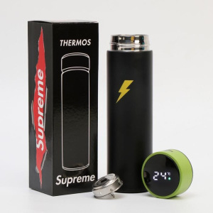 Термос Supreme "Батарейка", c термометром, 450 мл, сохраняет тепло 8 ч, 23 х 6.5 см Термос Supreme "Батарейка", c термометром, 450 мл, сохраняет тепло 8 ч, 23 х 6.5 см