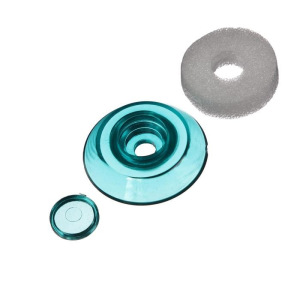 Термошайба из поликарбоната, d = 38 мм, УФ-защита, бирюза, набор 25 шт. Термошайба из поликарбоната, d = 38 мм, УФ-защита, бирюза, набор 25 шт.