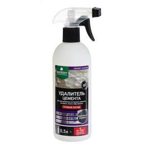 Удалитель цемента Prosept Cement Cleaner, готовый раствор, 0,5л Удалитель цемента Prosept Cement Cleaner, готовый раствор, 0,5л