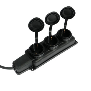 Удлинитель морозостойкий Luazon Lighting, 3 розетки,30 м,16 А, КГ 3х1.5 мм2, с з/к,IP44,ГОСТ Удлинитель морозостойкий Luazon Lighting, 3 розетки,30 м,16 А, КГ 3х1.5 мм2, с з/к,IP44,ГОСТ