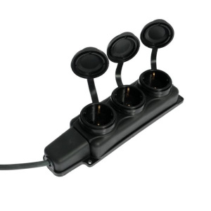 Удлинитель морозостойкий Luazon Lighting, 3 розетки,40 м,16 А, КГ 3х1.5 мм2, с з/к,IP44,ГОСТ Удлинитель морозостойкий Luazon Lighting, 3 розетки,40 м,16 А, КГ 3х1.5 мм2, с з/к,IP44,ГОСТ