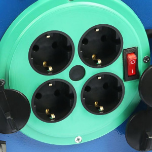 Удлинитель морозостойкий на катушке TUNDRA, 4 роз., 50 м, 16 А, КГ3х1.5 мм2, выкл,IP20, ГОСТ Удлинитель морозостойкий на катушке TUNDRA, 4 роз., 50 м, 16 А, КГ3х1.5 мм2, выкл,IP20, ГОСТ