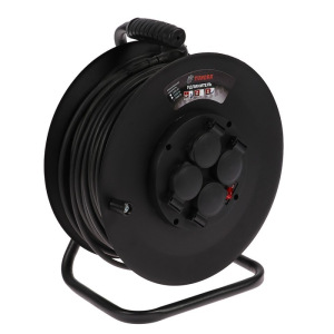 Удлинитель морозостойкий на катушке TUNDRA, 4 роз., 50 м, 16 А, КГ3х1.5 мм2, выкл,IP20, ГОСТ Удлинитель морозостойкий на катушке TUNDRA, 4 роз., 50 м, 16 А, КГ3х1.5 мм2, выкл,IP20, ГОСТ