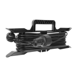 Удлинитель на каркасе TUNDRA, 1 розетка, 10 м, 10 А, ПВС 3х0.75 мм2, с з/к, IP44, ГОСТ Удлинитель на каркасе TUNDRA, 1 розетка, 10 м, 10 А, ПВС 3х0.75 мм2, с з/к, IP44, ГОСТ