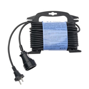 Удлинитель на каркасе V.I.-TOK, 1 розетка, 10 м, 6 А, без з/к, ПВС 2х0.75 мм2 Удлинитель на каркасе V.I.-TOK, 1 розетка, 10 м, 6 А, без з/к, ПВС 2х0.75 мм2