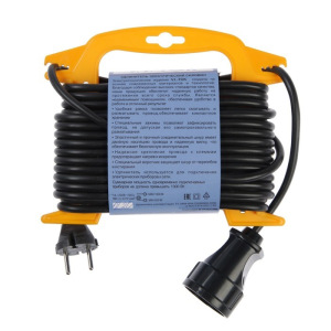 Удлинитель на каркасе V.I.-TOK, 1 розетка, 10 м, 6 А, без з/к, ПВС 2х0.75 мм2 Удлинитель на каркасе V.I.-TOK, 1 розетка, 10 м, 6 А, без з/к, ПВС 2х0.75 мм2