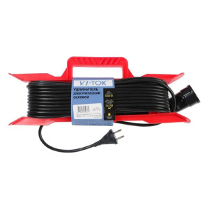 Удлинитель на каркасе V.I.-TOK, 1 розетка, 20 м, без з/к Удлинитель на каркасе V.I.-TOK, 1 розетка, 20 м, без з/к