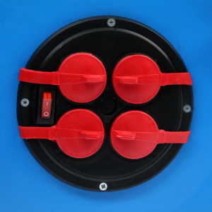 Удлинитель на катушке Luazon Lighting,4 розетки,25 м,16 А,ПВС 3х2.5 мм2,без з/к,IP44, ГОСТ Удлинитель на катушке Luazon Lighting,4 розетки,25 м,16 А,ПВС 3х2.5 мм2,без з/к,IP44, ГОСТ