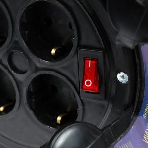 Удлинитель на катушке TUNDRA, 4 розетки, 15 м, 16 А, ПВС 3х1.5 мм2, с з/к, IP44, ГОСТ Удлинитель на катушке TUNDRA, 4 розетки, 15 м, 16 А, ПВС 3х1.5 мм2, с з/к, IP44, ГОСТ