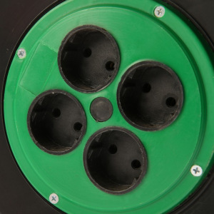 Удлинитель на катушке TUNDRA, 4 розетки, 25 м, 6 А, ПВС 2х0.75 мм2, без з/к, IP20, ГОСТ Удлинитель на катушке TUNDRA, 4 розетки, 25 м, 6 А, ПВС 2х0.75 мм2, без з/к, IP20, ГОСТ