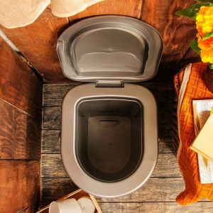 Ведро-туалет, 17 л, съёмный стульчак, «Парма» Ведро-туалет, 17 л, съёмный стульчак, «Парма»