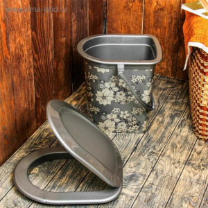 Ведро-туалет, 17 л, съёмный стульчак, «Парма» Ведро-туалет, 17 л, съёмный стульчак, «Парма»